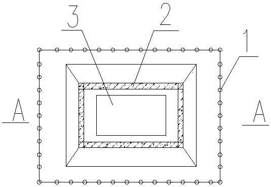 Anti-floating and waterstop construction method for small-area deep foundation pit of building