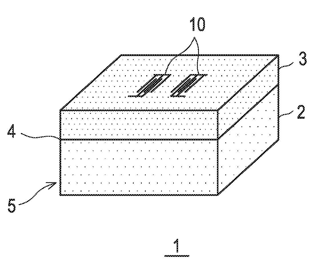 Bonded substrate, surface acoustic wave element, surface acoustic wave device, and method of manufacturing bonded substrate