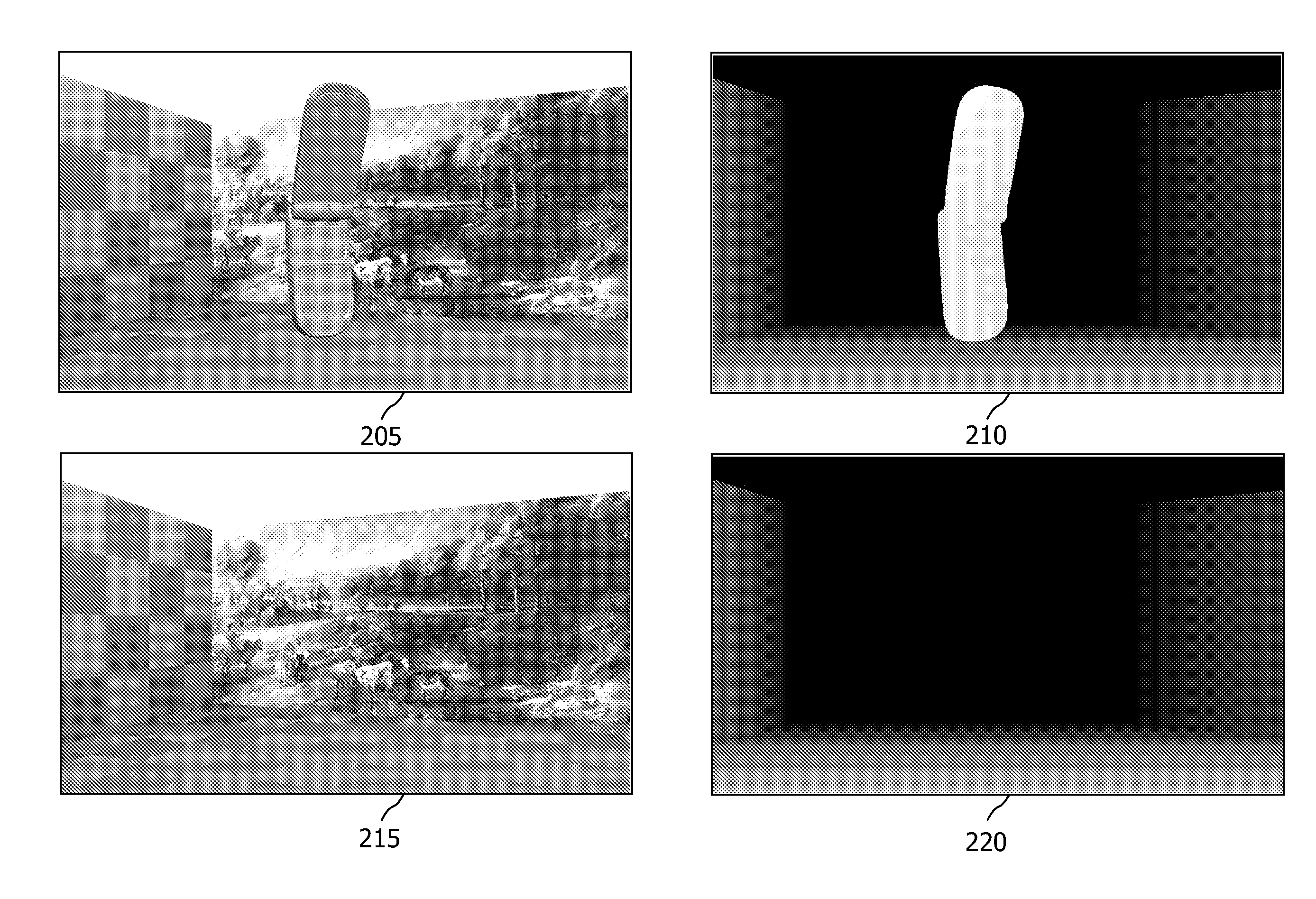 Method and device for processing a depth-map