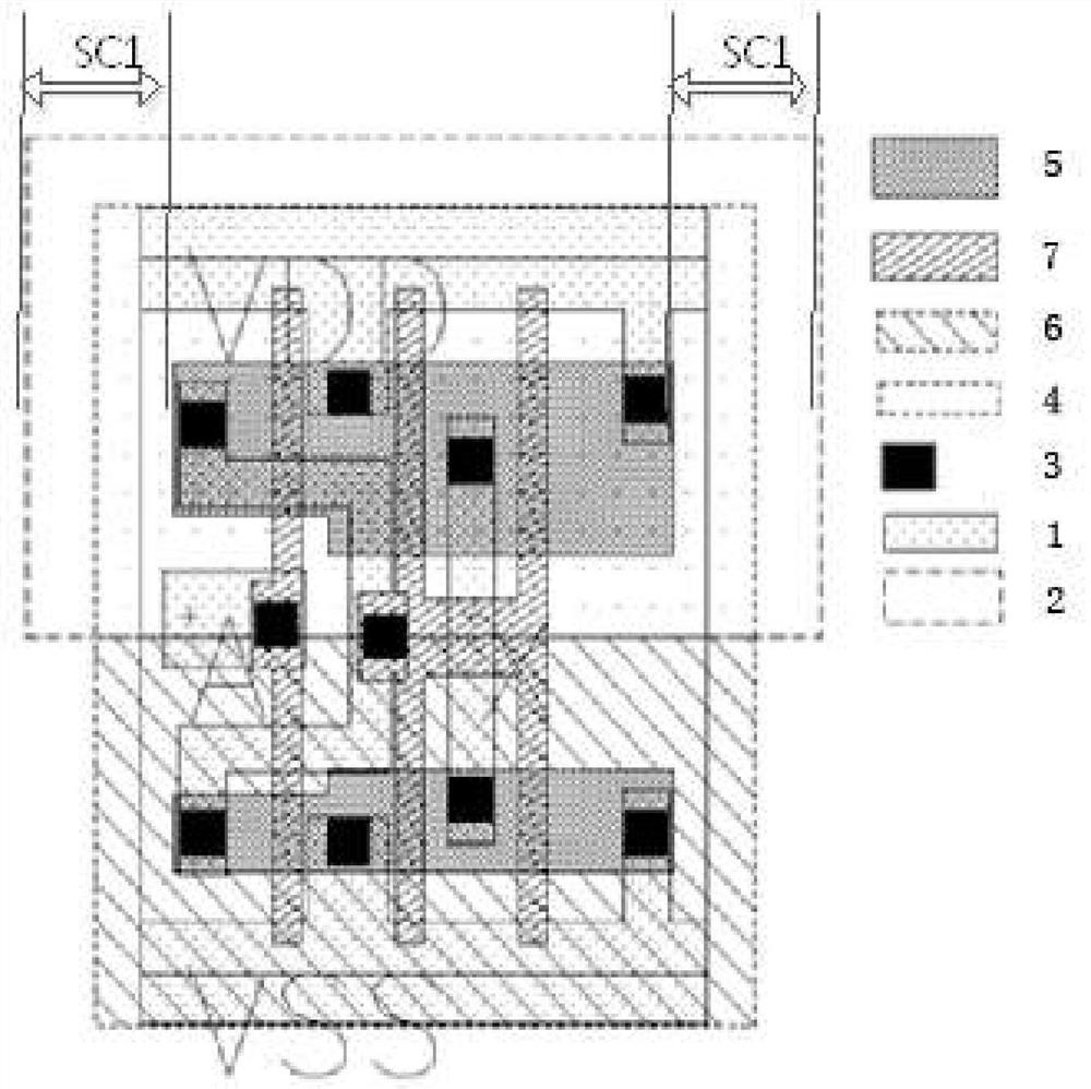 A Layout Design Method of Standard Cell Library to Reduce WPE Effect