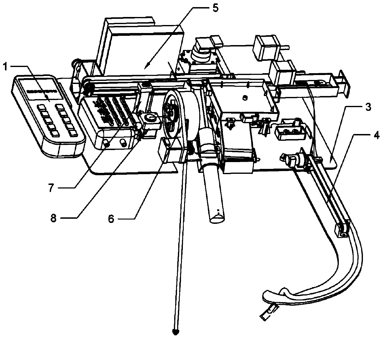 Control system and method applied to intelligent closestool