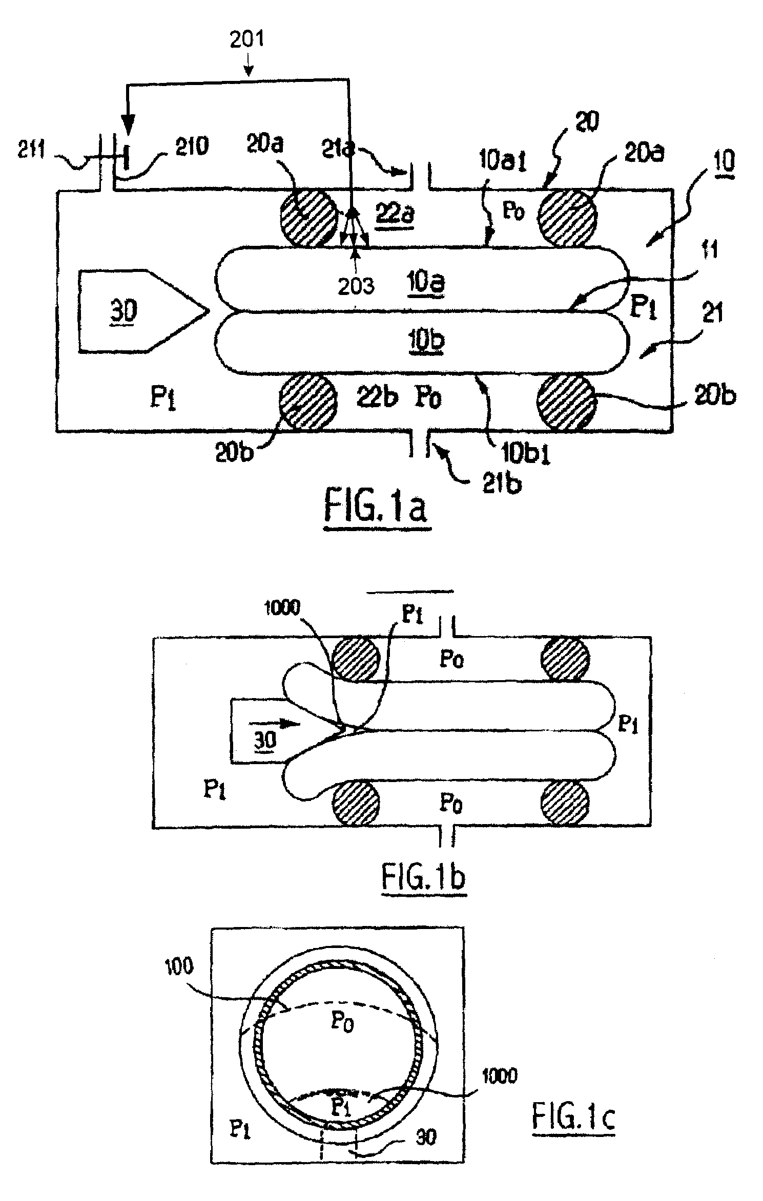 Device and method for cutting an assembly