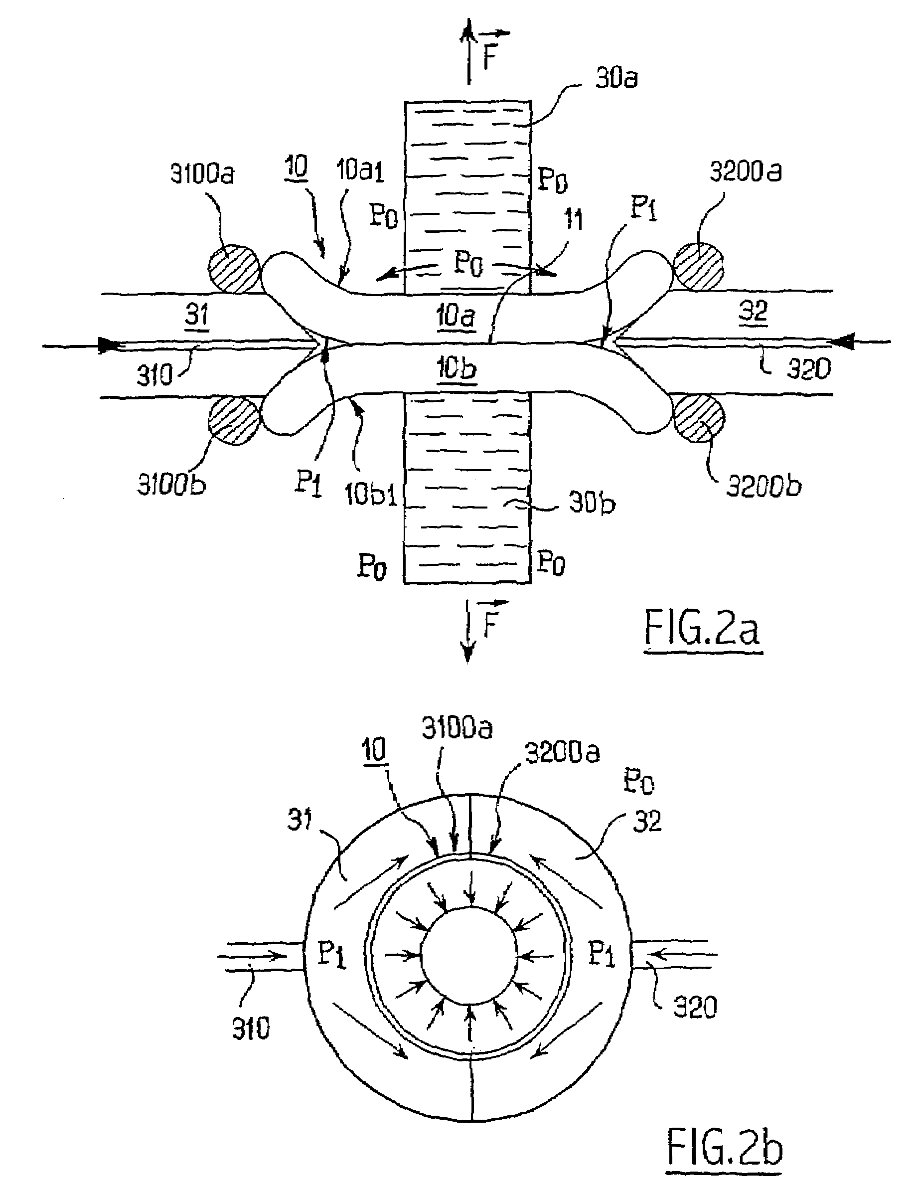 Device and method for cutting an assembly