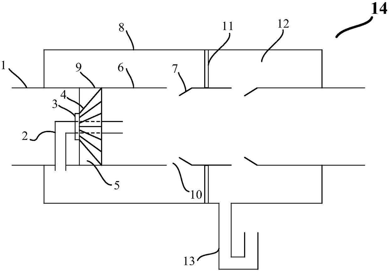 Gas-liquid separation device