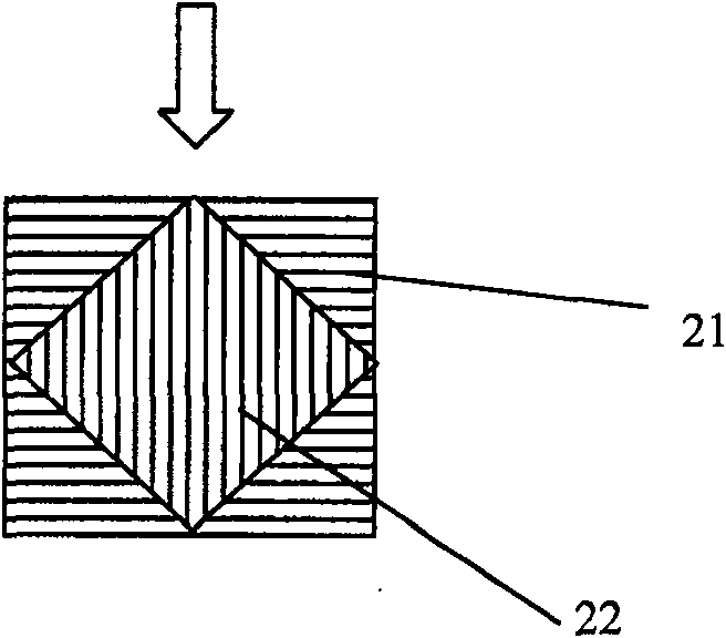 False proof structure for driving license and its identifying method