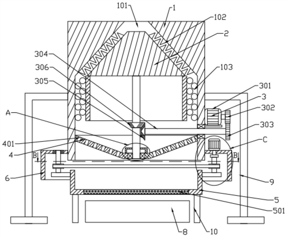 Machine-made sand production system