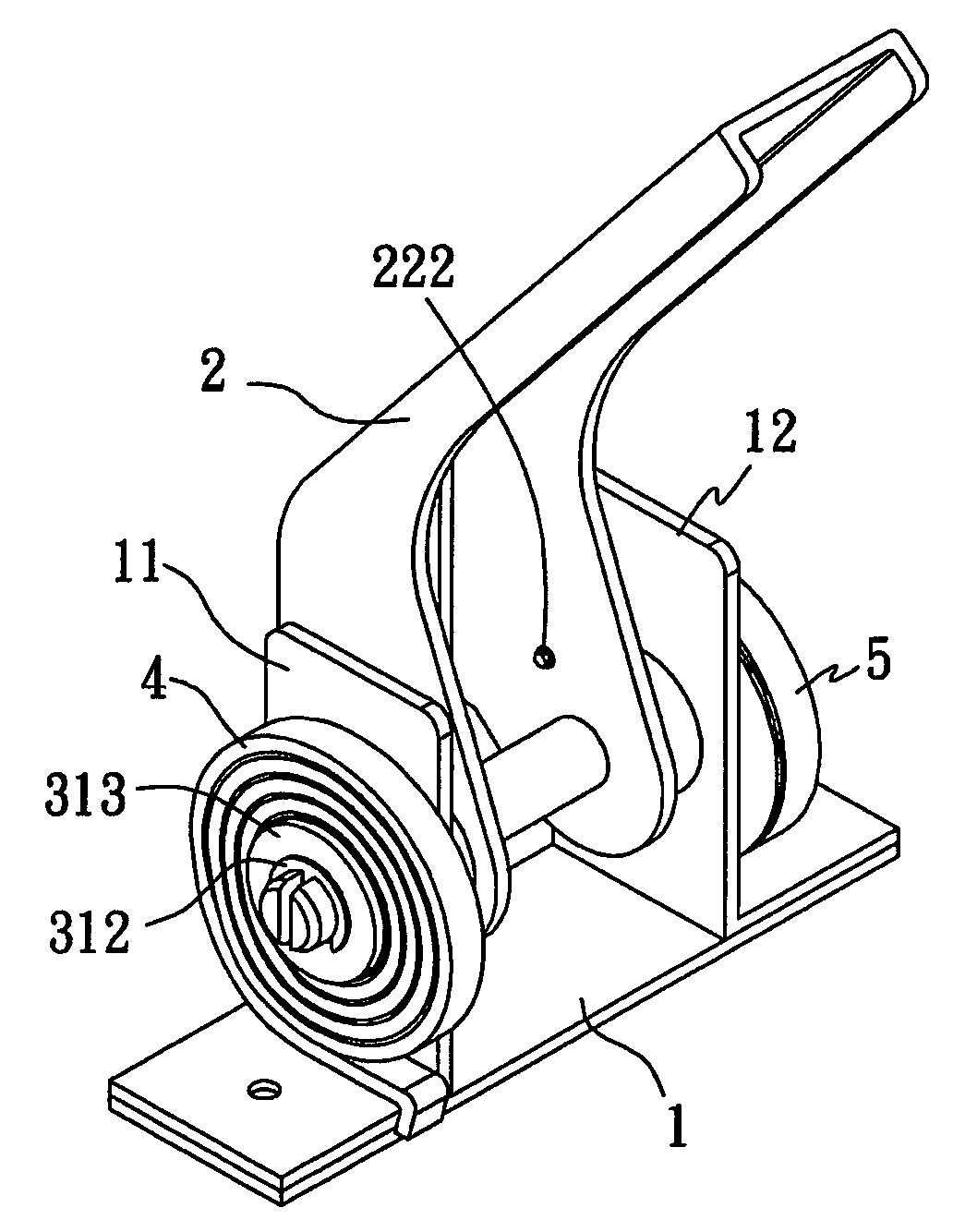 Hinge mechanism for motor vehicle