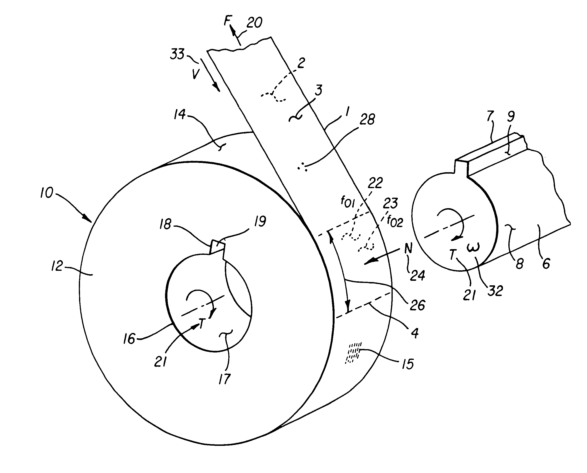 Web-winding device