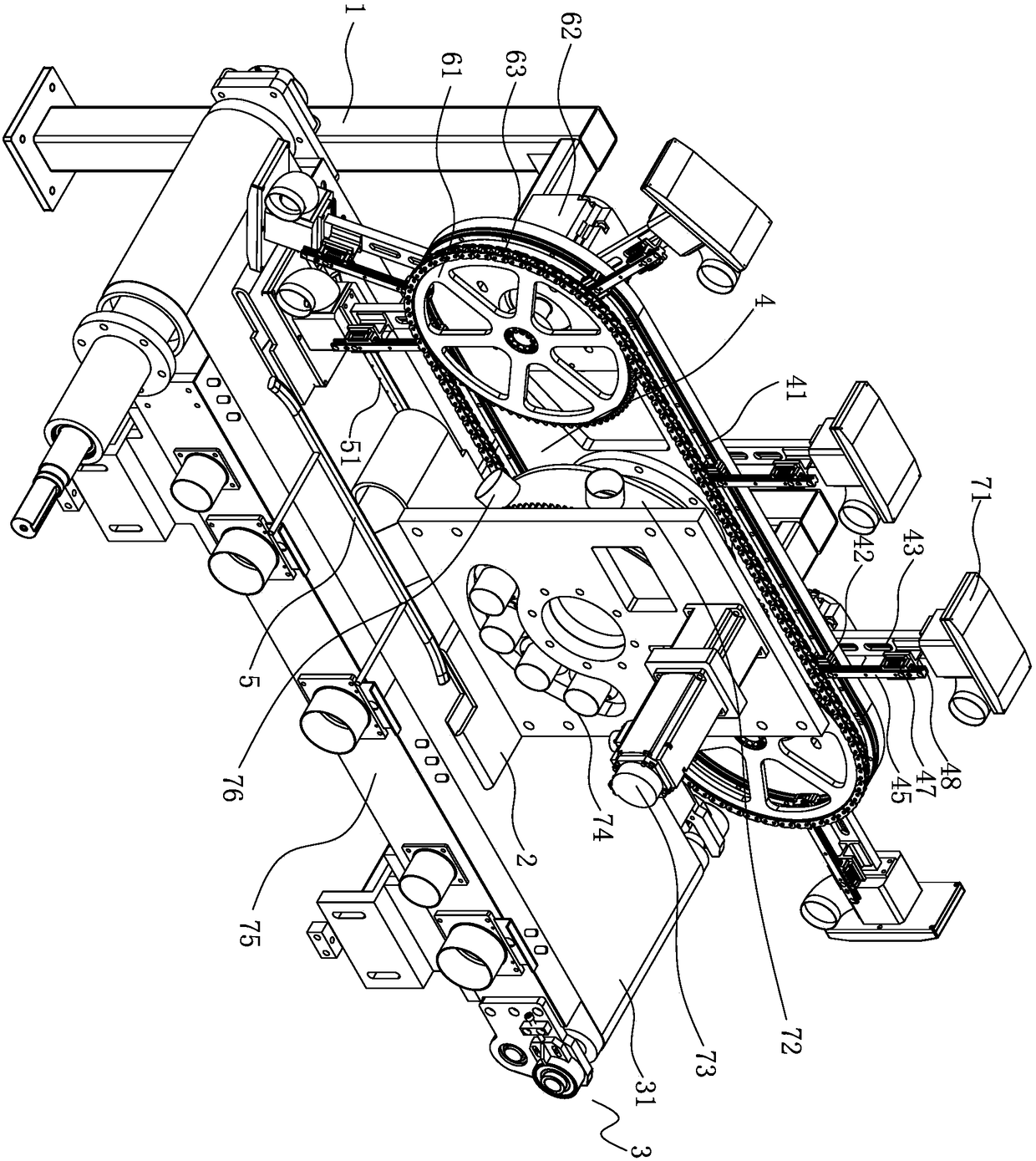 A device for pulling the waistline of trousers