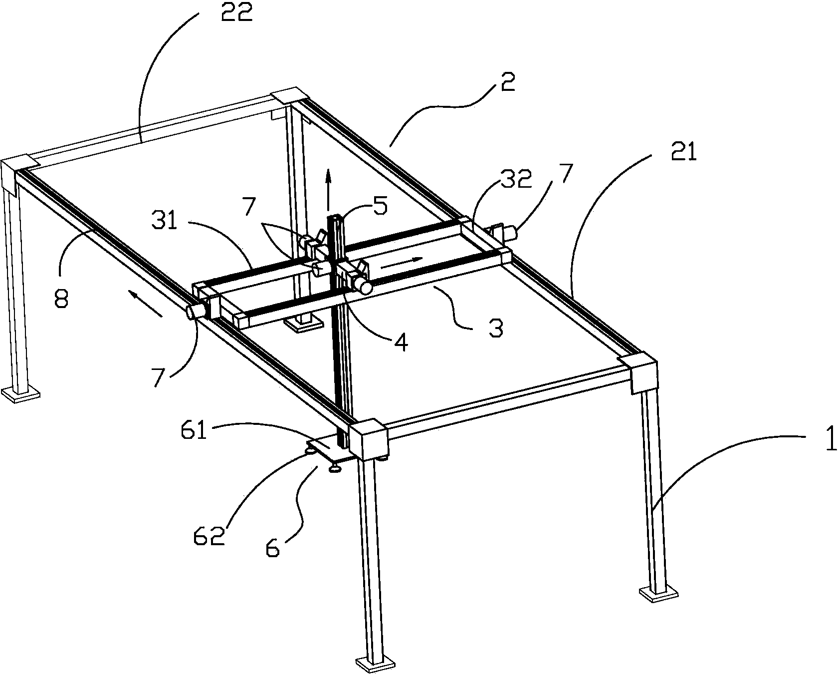Automatic feeding machine structure