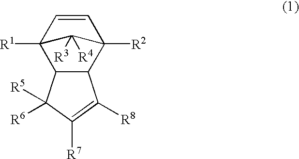 Thermoplastic dicyclopentadiene-base open-ring polymers, hydrogenated derivatives thereof, and processes for the preparation of both
