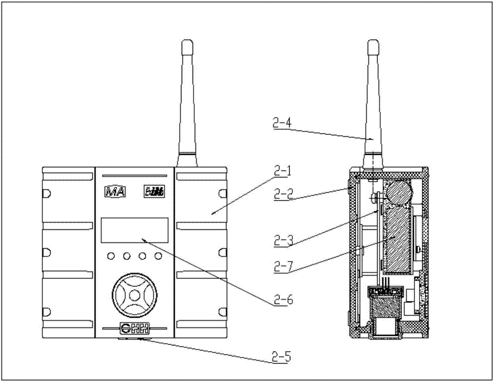 Wireless fire early-warning system and method for coalmine goaf