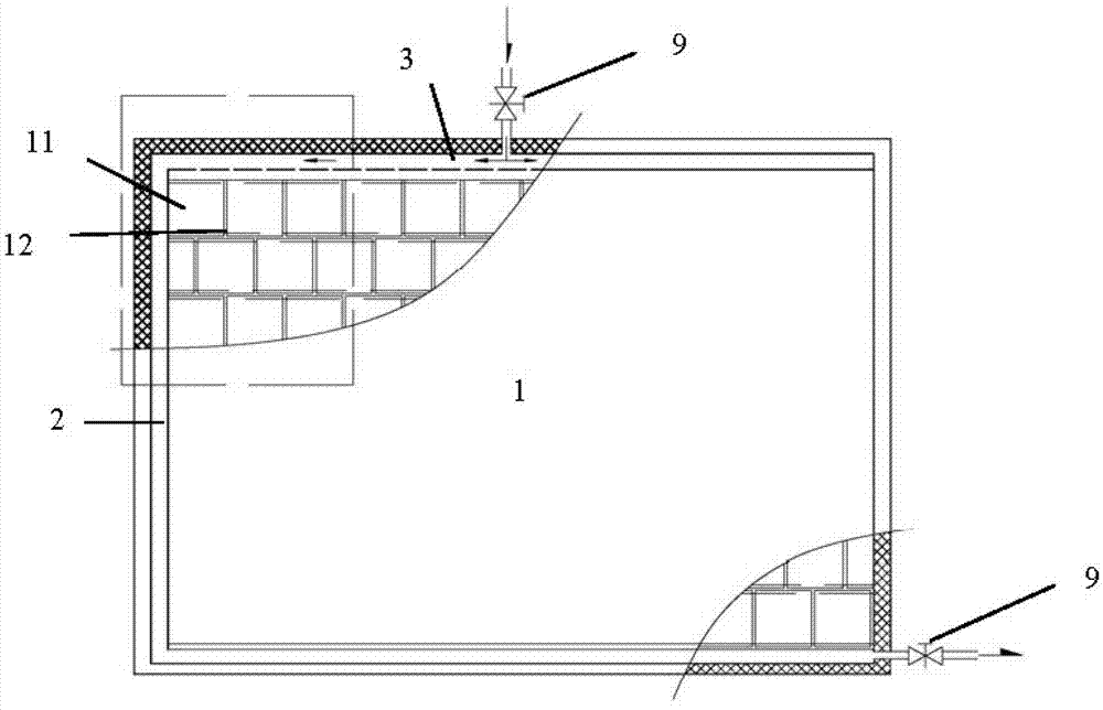 Experimental device for monitoring motion regularity of pipeline-fissure water flow