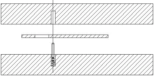 Continuous die feeding and anti-dislocation method