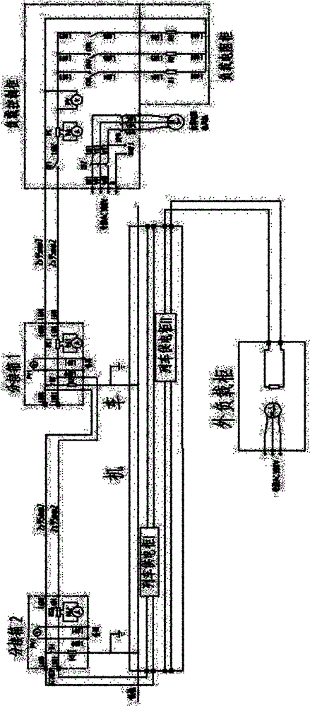 Test device for train power supply system of electric locomotive