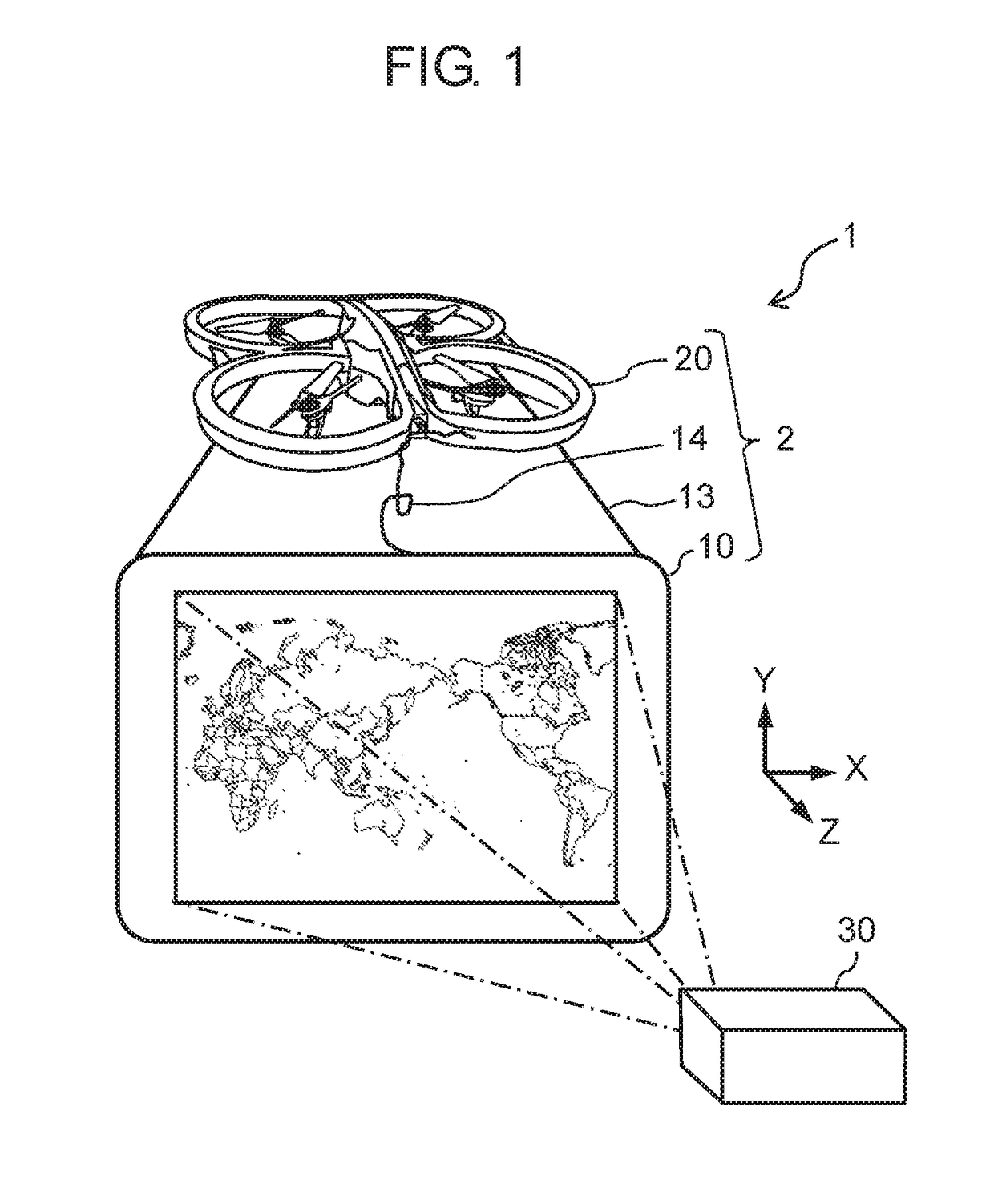 Screen device and image projection system