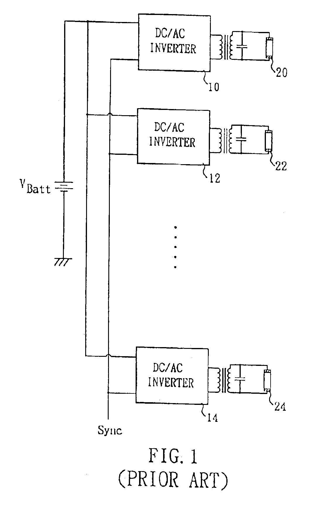 Controller circuit supplying energy to a display device