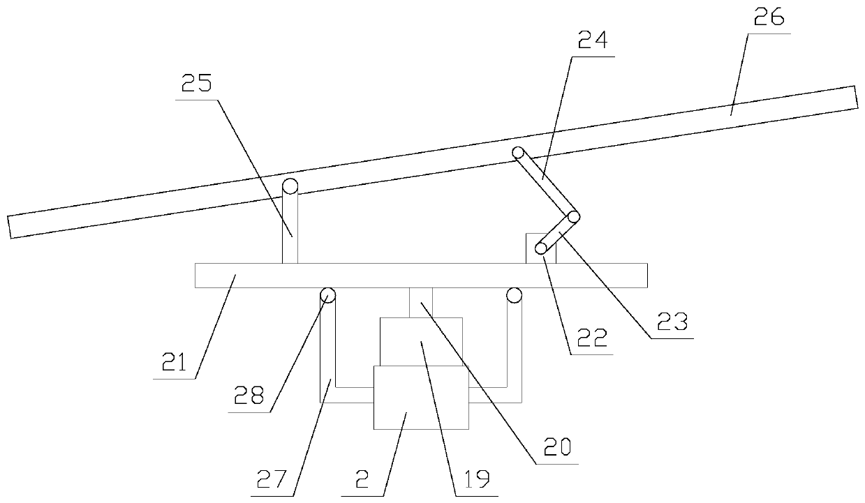 A solar street lamp with strong lighting ability and automatic cleaning function