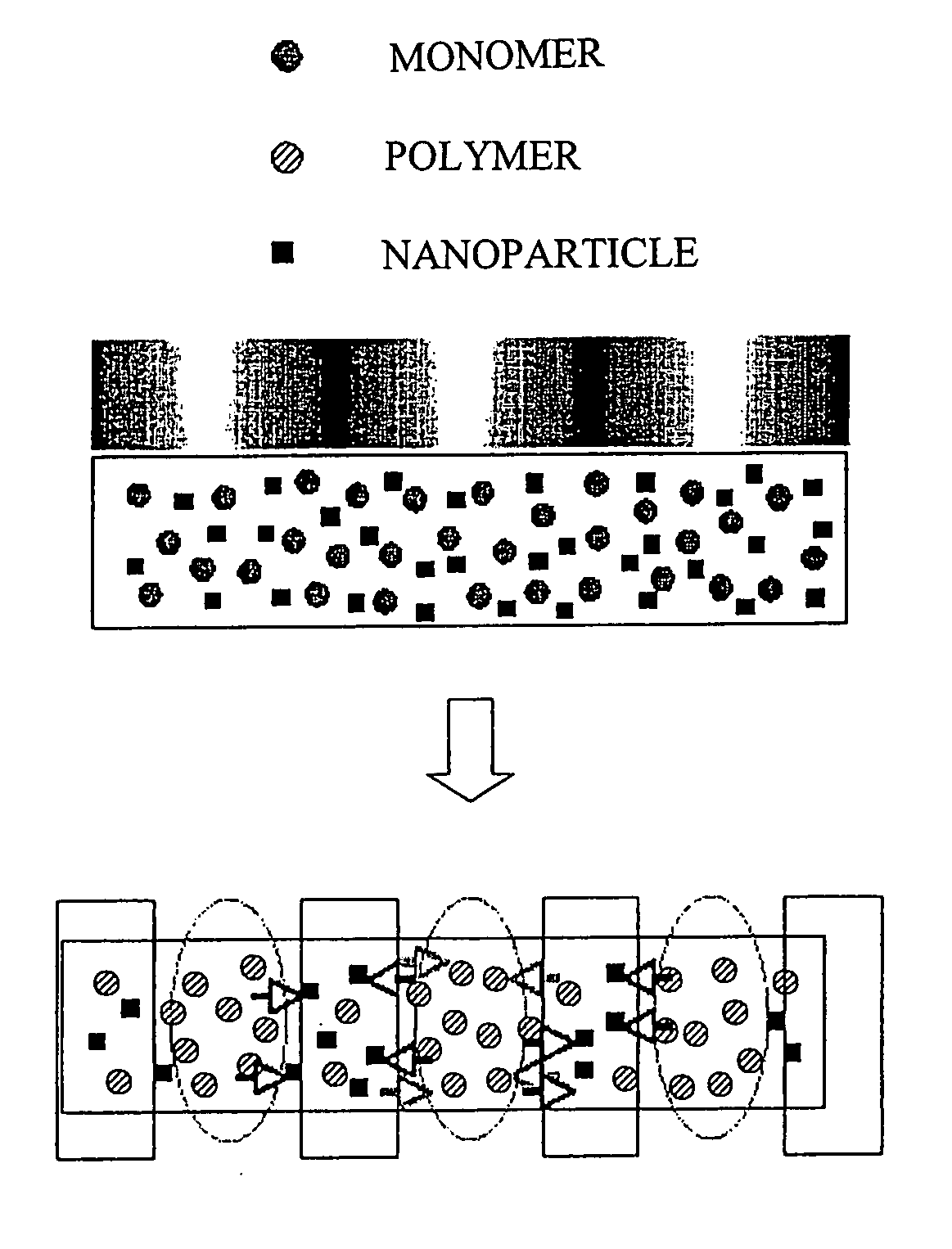 Photosensitive Composition Containing Organic Fine Particles