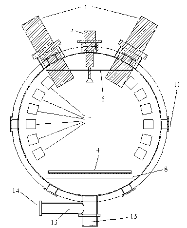Moon surface dust environment simulating method and simulating device
