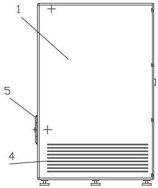 Direct current screen convenient for dust cleaning