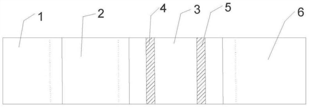 Colloidal gold test strip for detecting human calcitonin