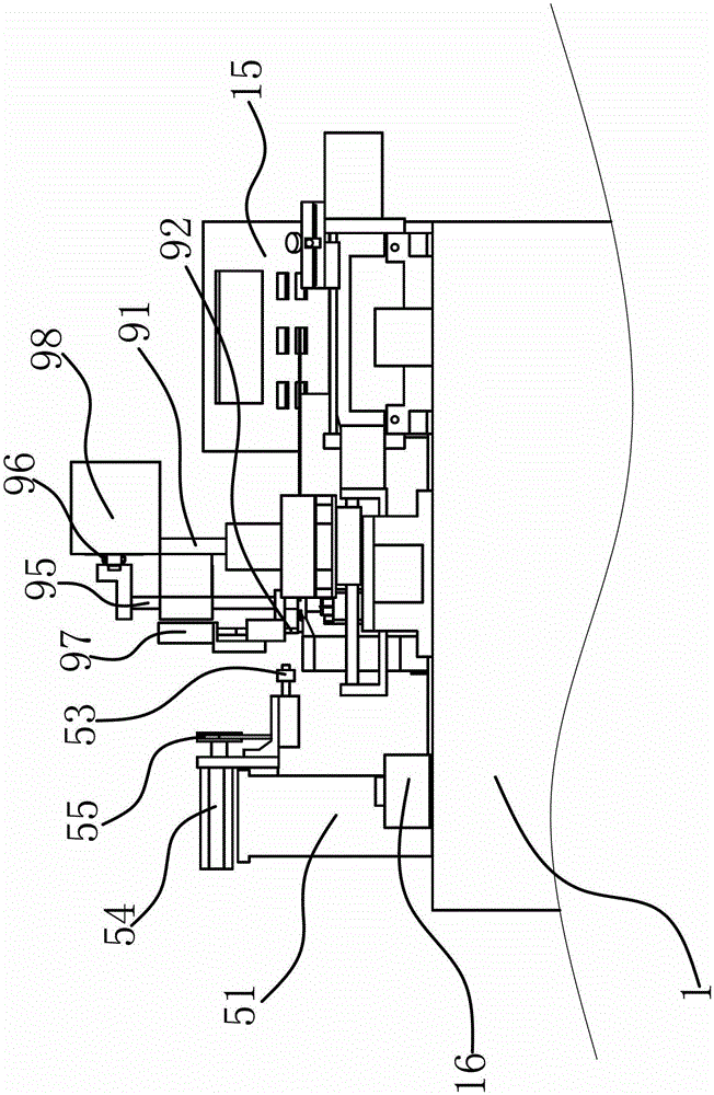 A crystal oscillator automatic frequency modulation machine