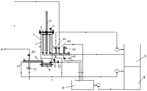 Candle type clarification filter and method for treating sewage by using candle type clarification filter