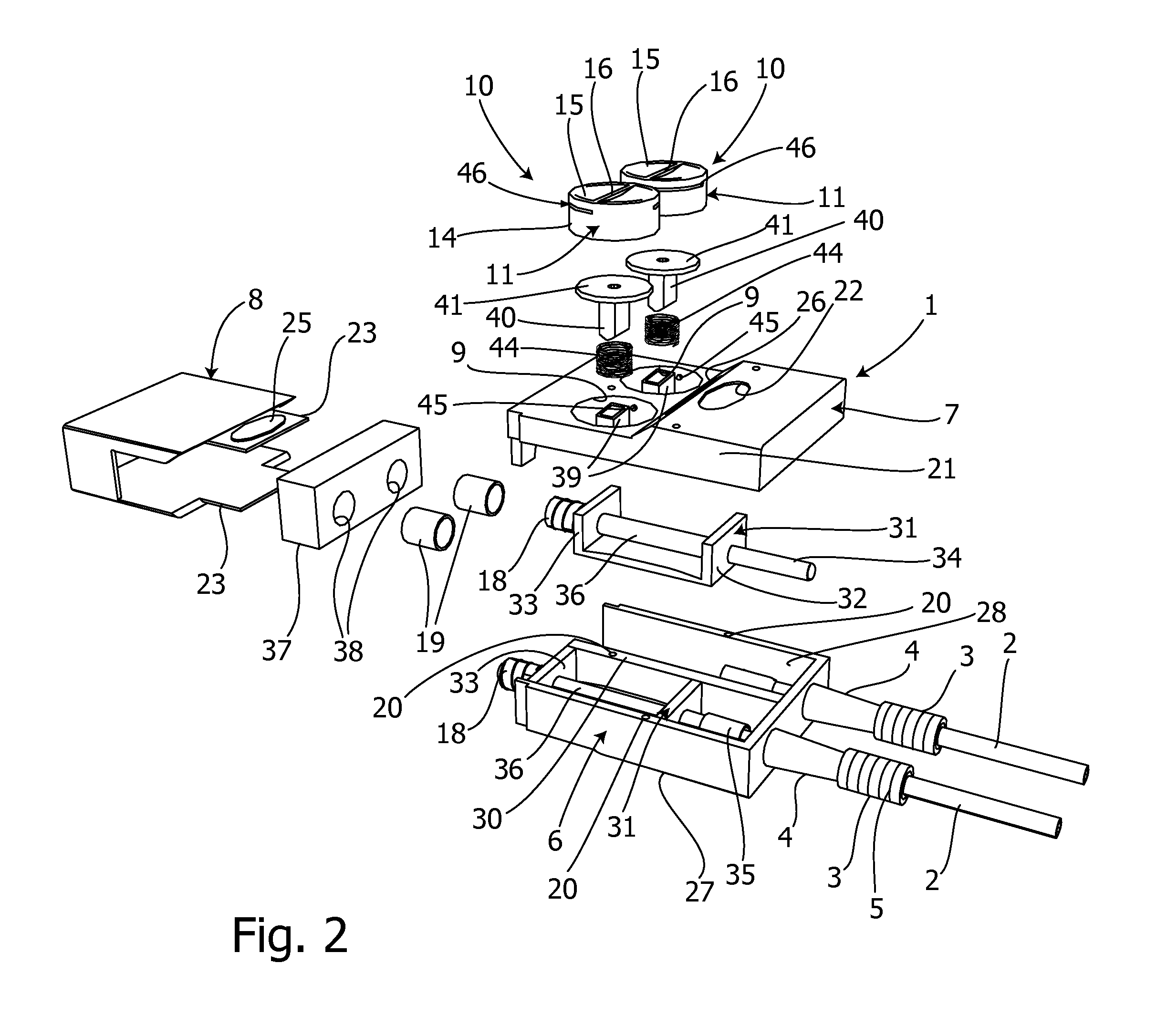 External end device for permanent catheters suitable for isolating a liquid flow