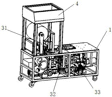 Machine for making and selling automatically-packaged fresh noodles