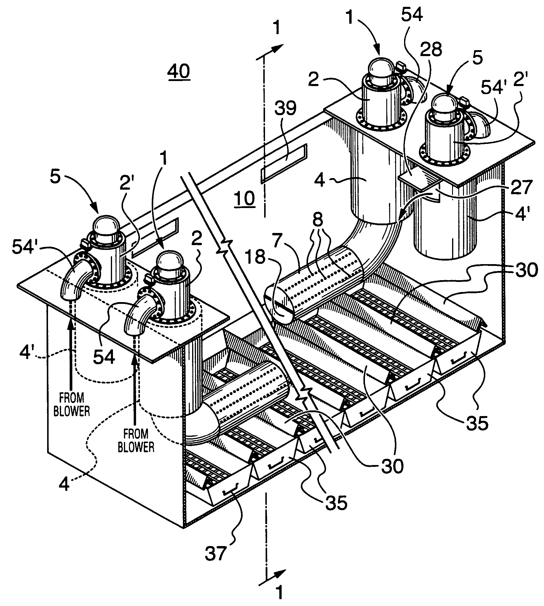 Startup burner assembly for snow melting apparatus and method of snow melting