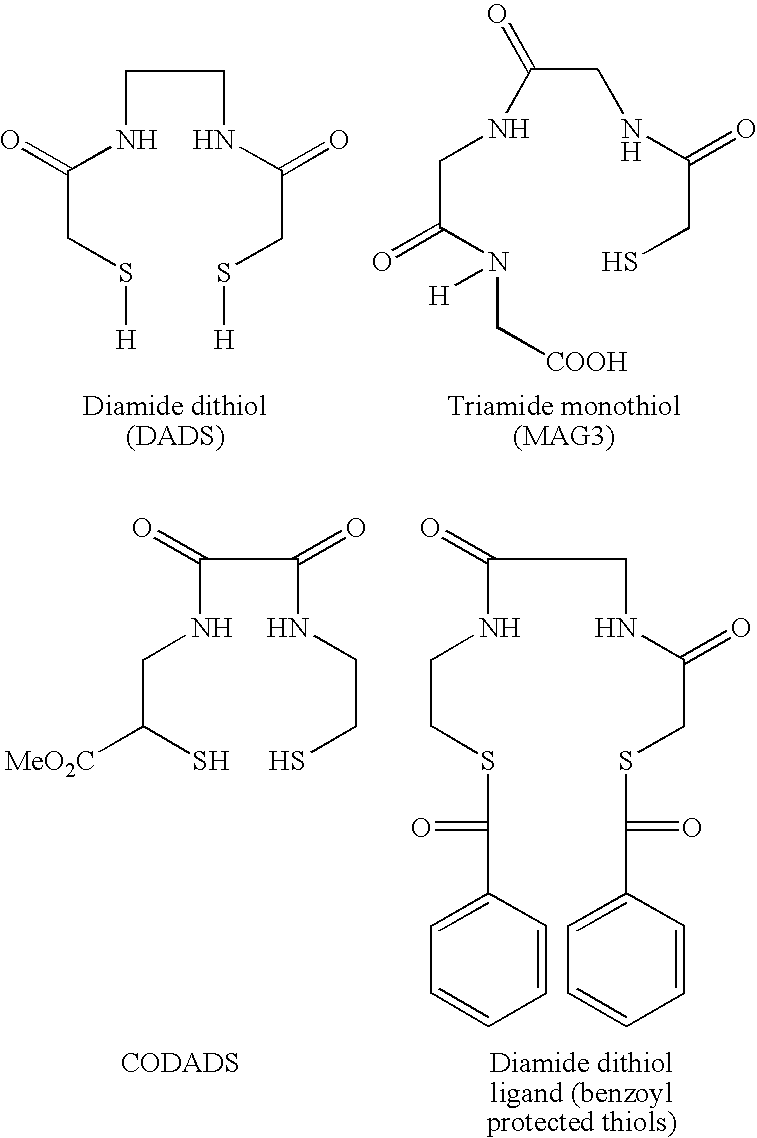 Chelation of metals to thiol groups using in situ reduction of disulfide-containing compounds by phosphines