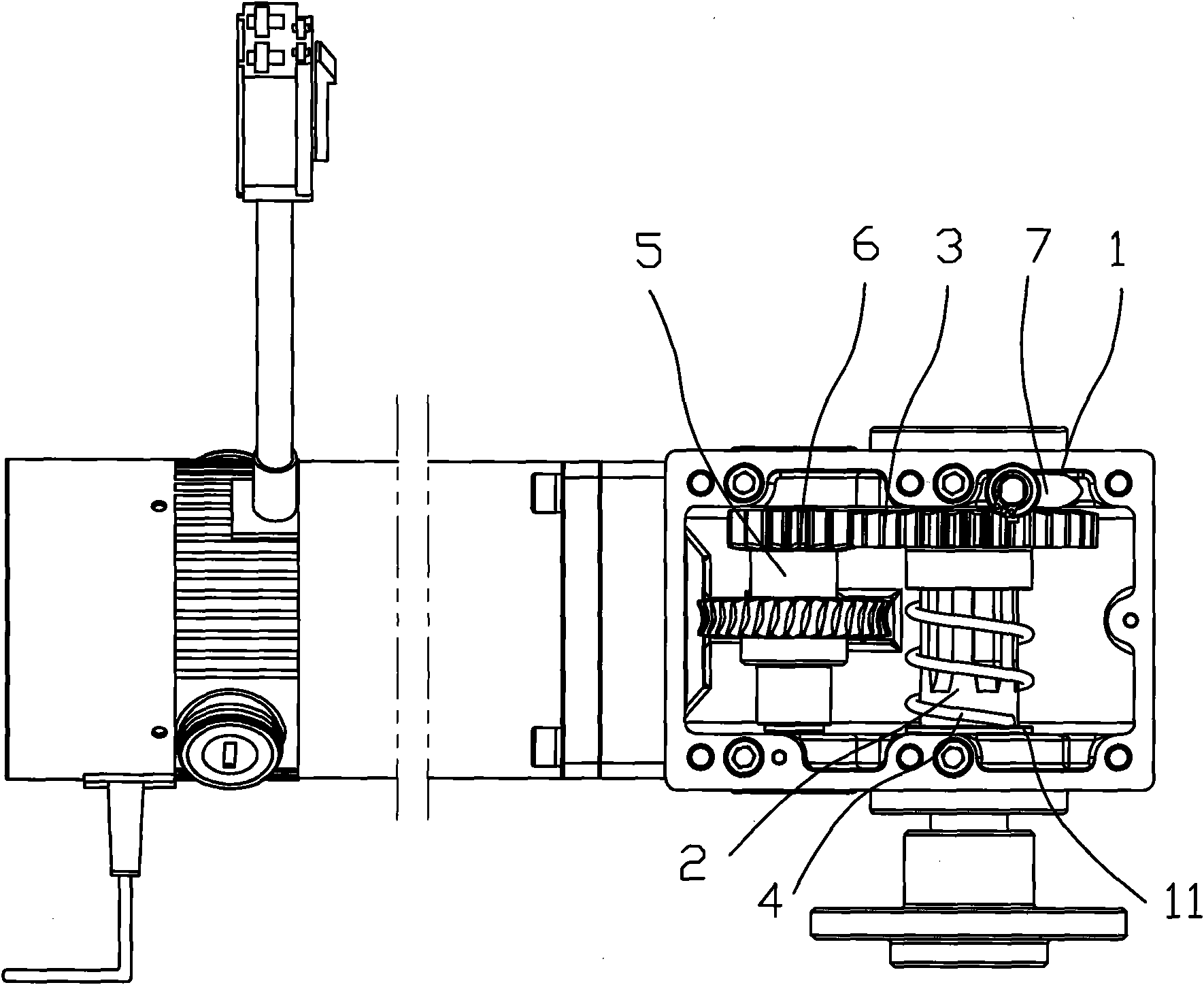 Gearbox improvement structure for electric vehicle