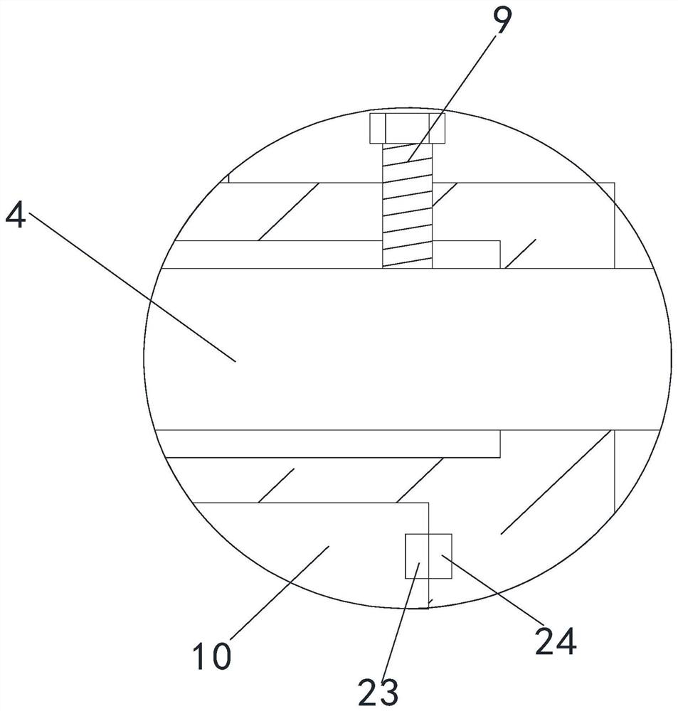 Portable surveying instrument supporting device and use method thereof