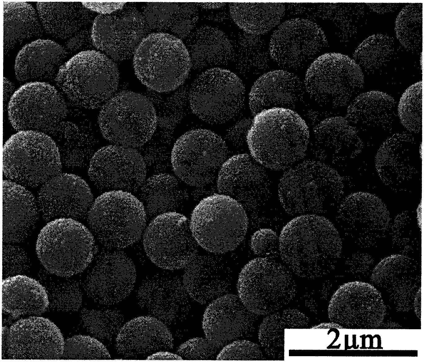 Imprinting-doped mesoporous TiO2 microspheres and preparation method and application thereof