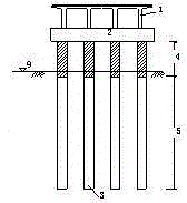 Integral abutment bridge structure based on composite flexible piles and construction method thereof