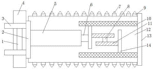 Regenerated fiber carding machine