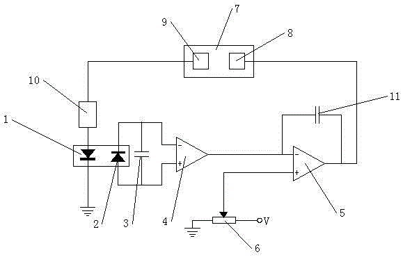 Laser power automatic control system
