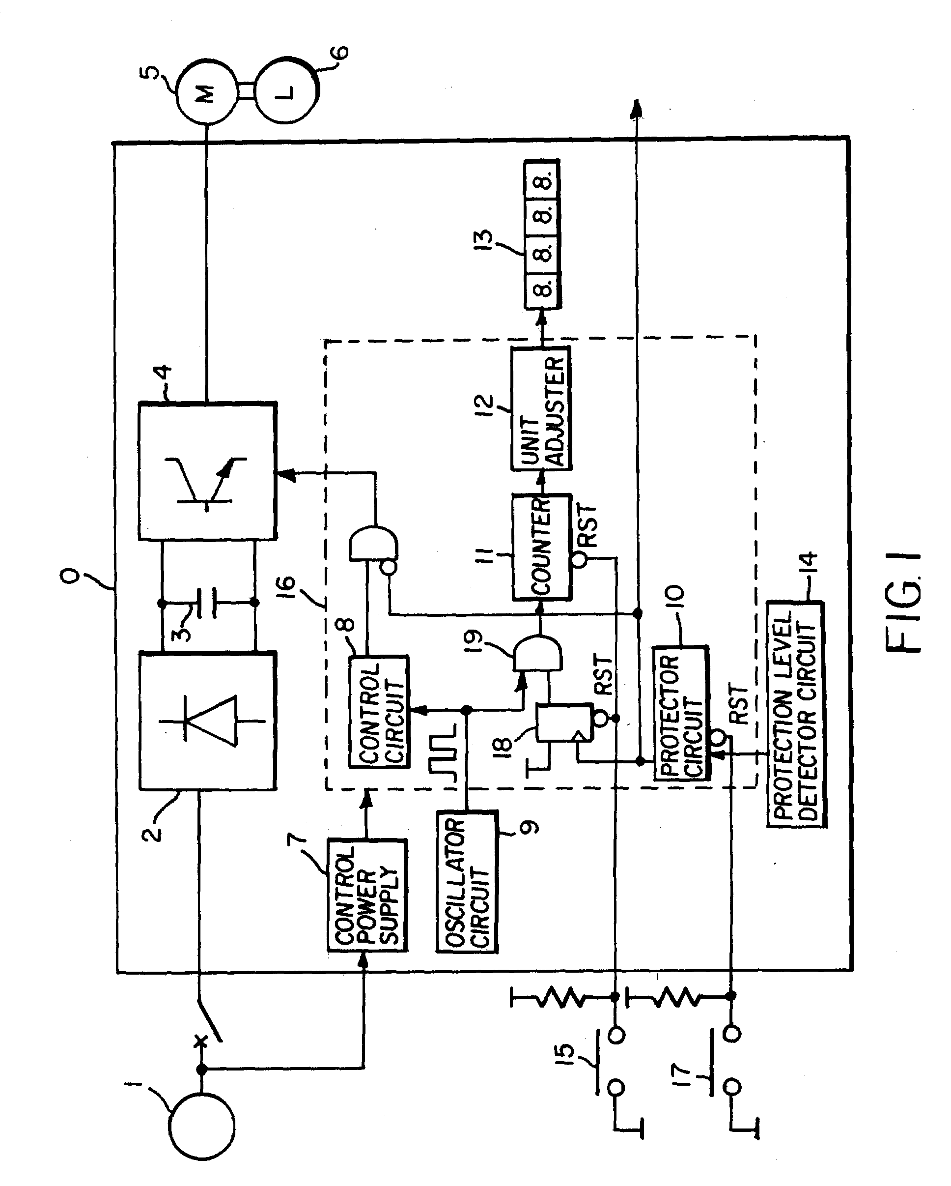Inverter with time counting function