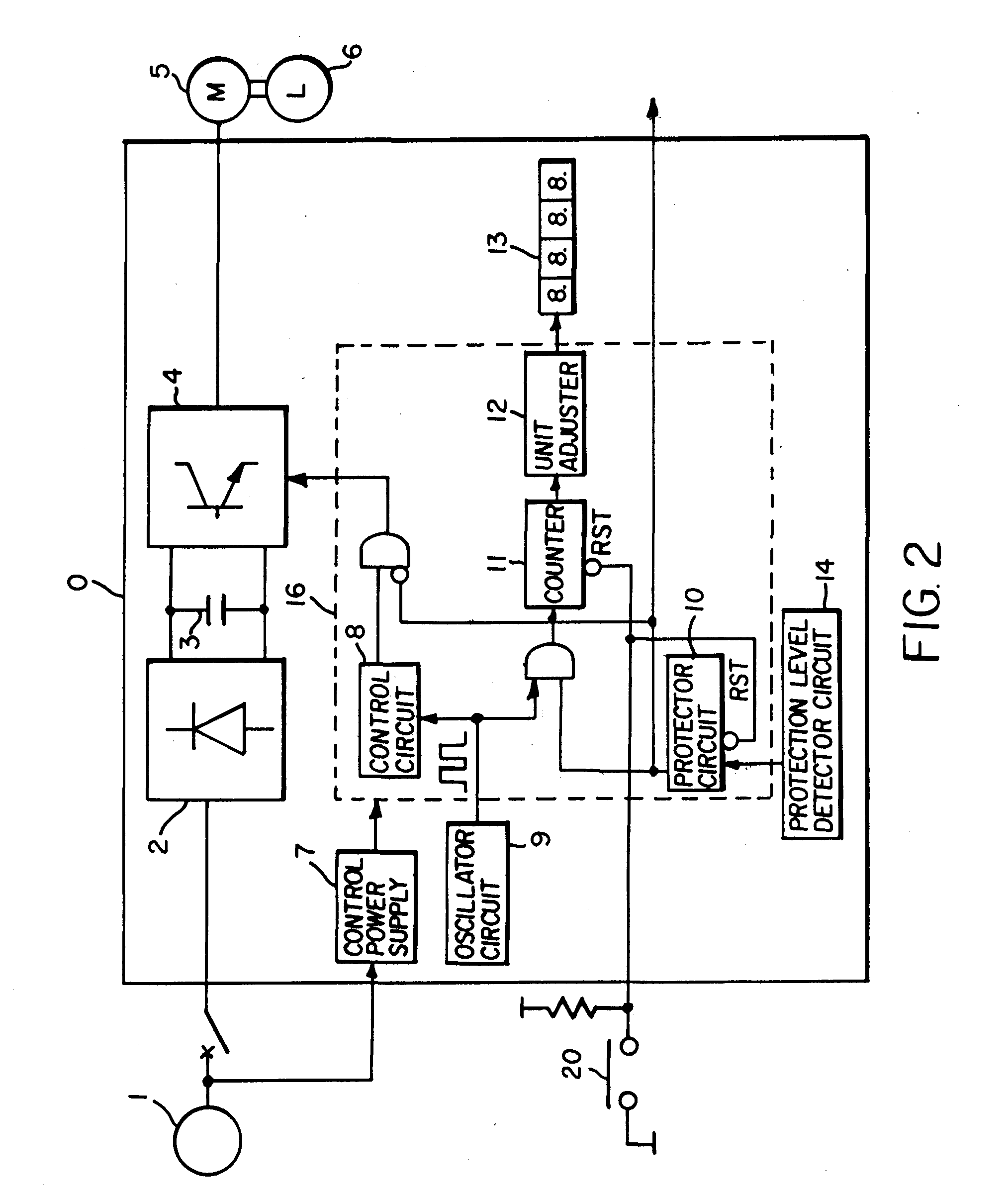 Inverter with time counting function