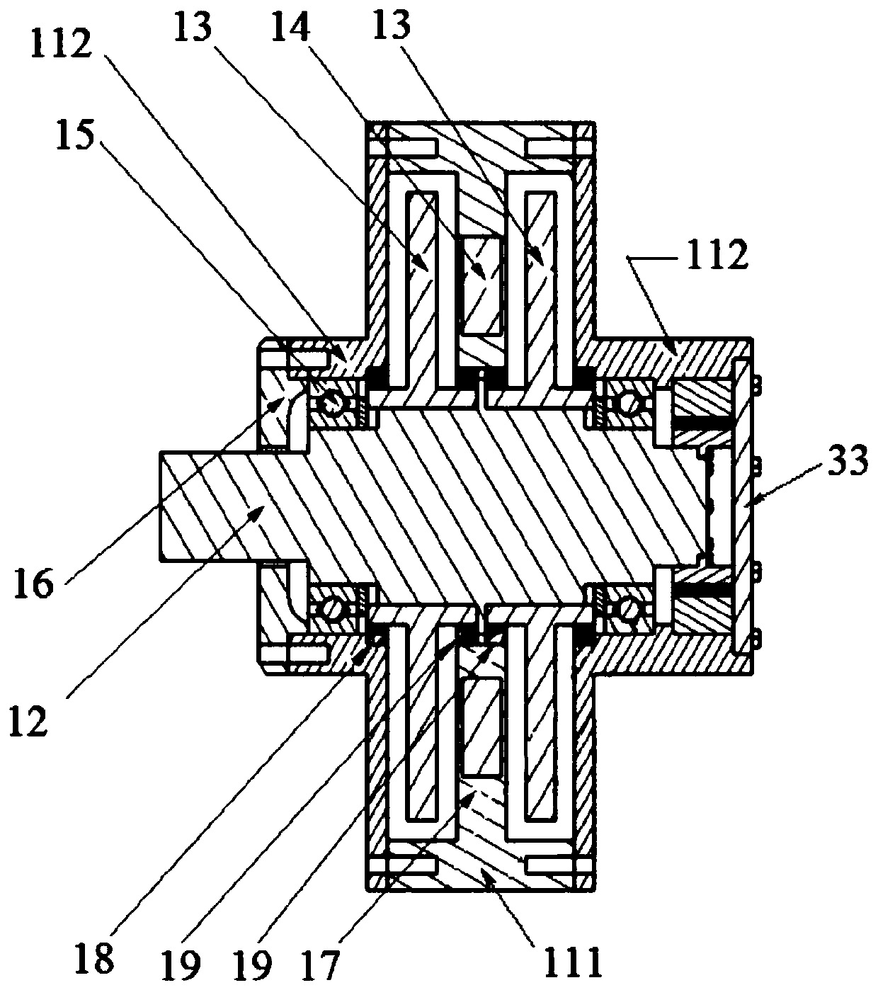 Magnetorheological brake device and magnetorheological brake system based on wearable exoskeleton