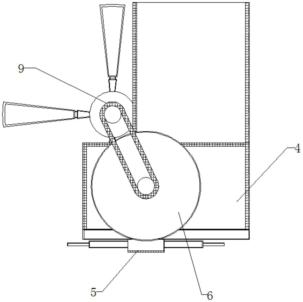 A hand-push automatic weeding bagging and automatic sealing device for convenient collection