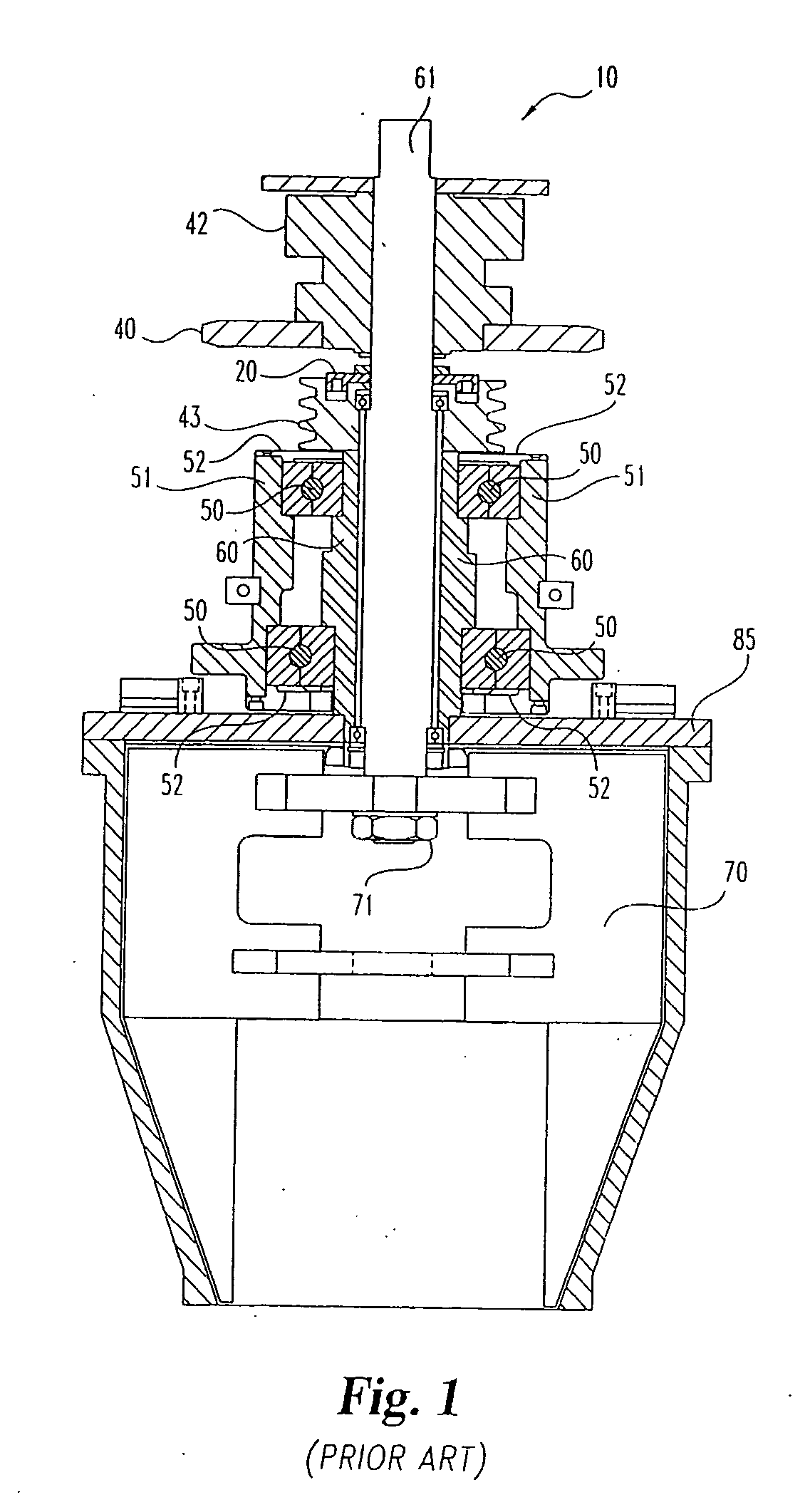 Centrifuge with clutch mechanism for synchronous blade and bowl rotation