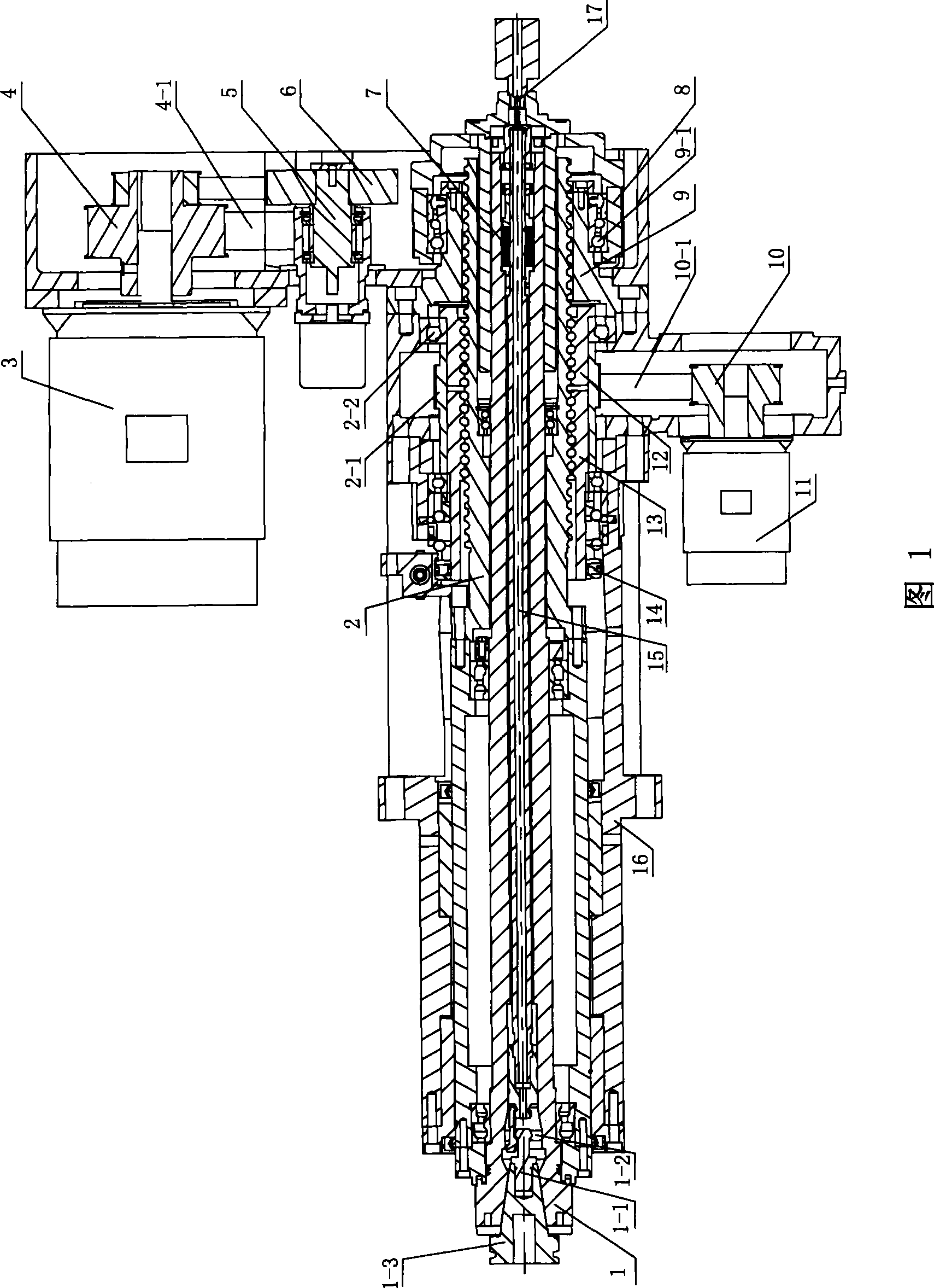 Numerical control main axle unit