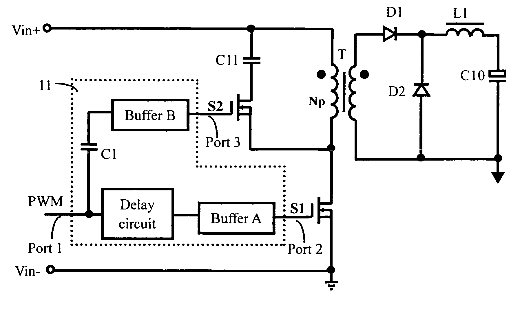 Driving circuit for DC/DC converter