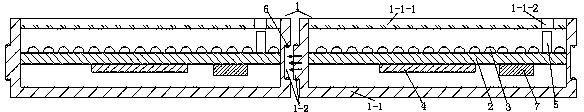 Display wall board capable of splitting