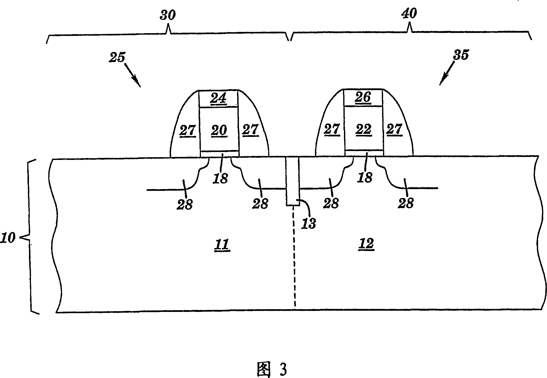 Metal gate mosfet by full semiconductor metal alloy conversion