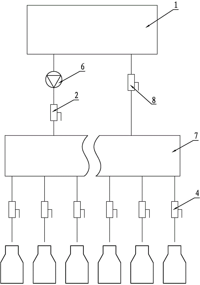 Double-material overall pressure filling machine