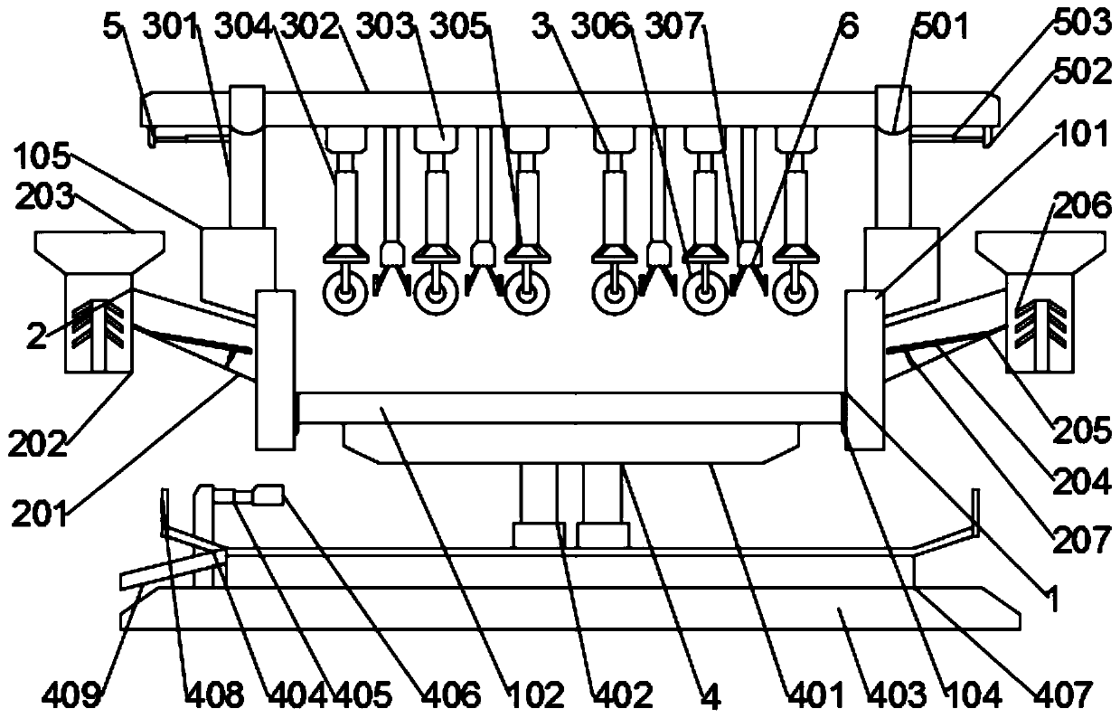 An integrated high-efficiency preparation device for lightweight thermal insulation decorative panels