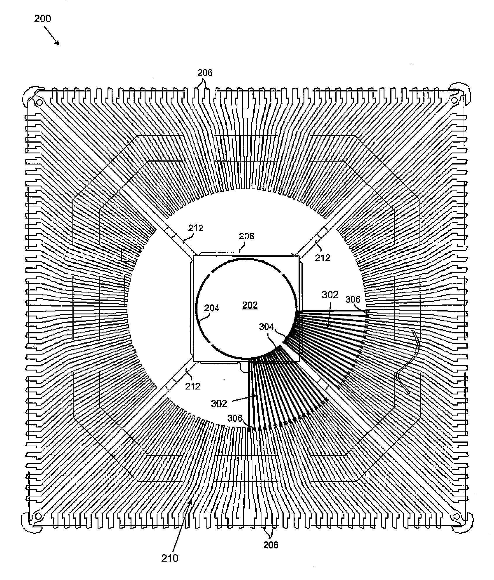 Bonded wire semiconductor device